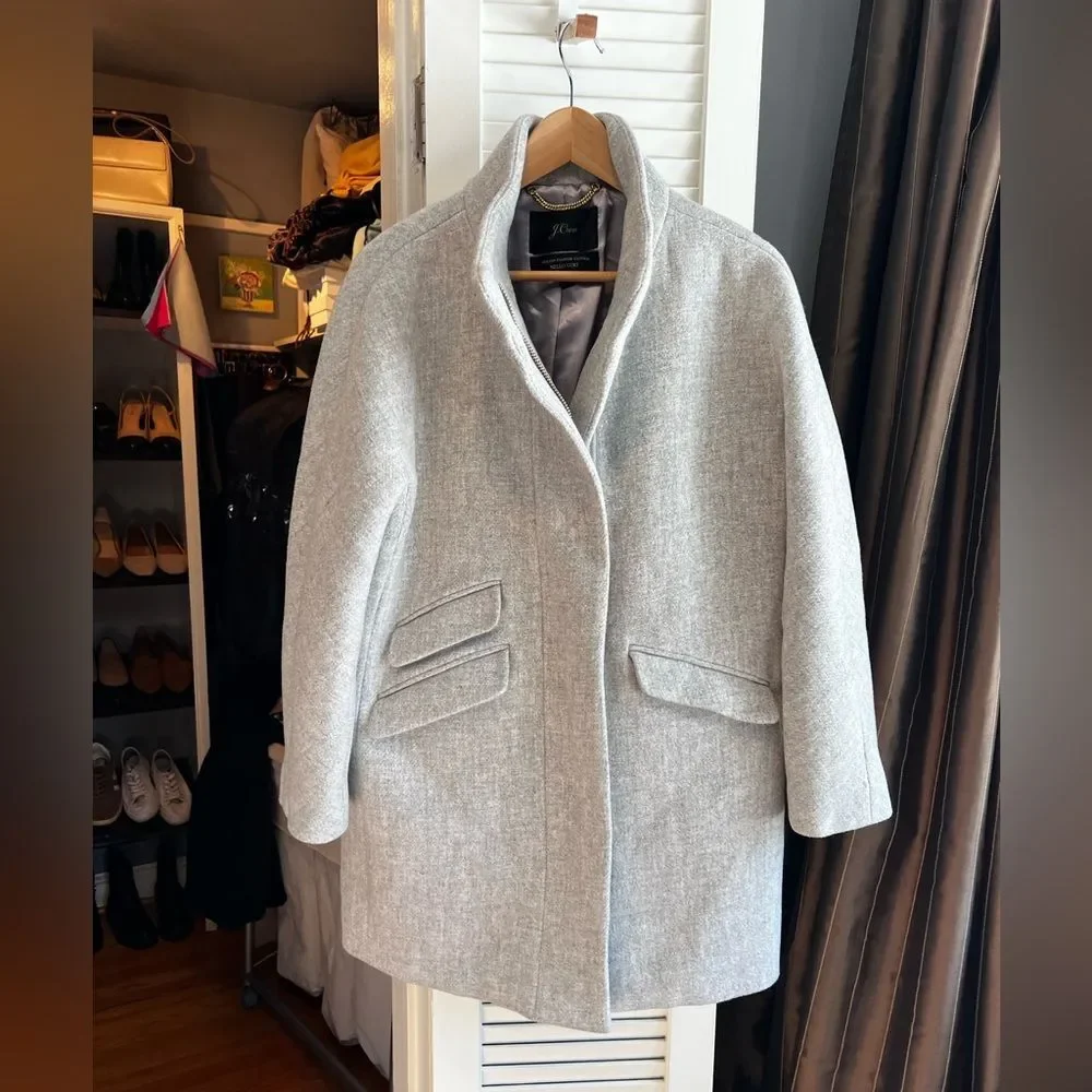 J. Crew Cocoon Stadium Cloth Coat - Picture 6 of 16